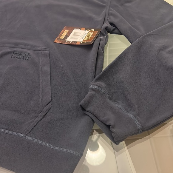 GRAVEL GEAR MOISTURE WICKING FLEECE PULLOVER HOODIE M NWT TITANIUM GRAY NEW - Picture 13 of 14
